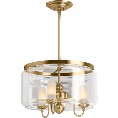 A large image of the Kohler Lighting 22656-CH03 22656-CH03 in Modern Brushed Gold - Full