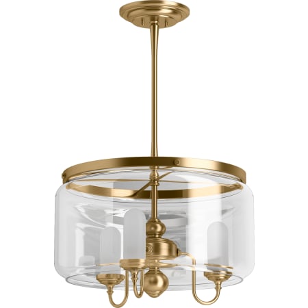 A large image of the Kohler Lighting 22656-CH03 22656-CH03 in Modern Brushed Gold - Off
