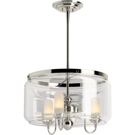 A large image of the Kohler Lighting 22656-CH03 22656-CH03 in Polished Nickel - Full