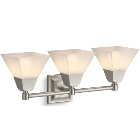 A large image of the Kohler Lighting 23688-BA03 23688-BA03 in Brushed Nickel - Up