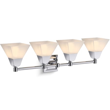 A large image of the Kohler Lighting 23689-BA04 23689-BA04 in Polished Chrome - Up