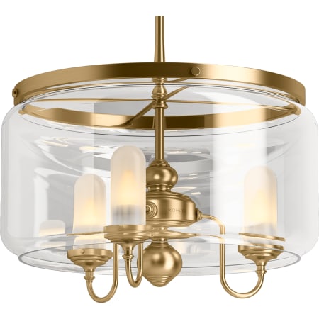A large image of the Kohler Lighting 22656-CH03 22656-CH03 in Modern Brushed Gold - Detail