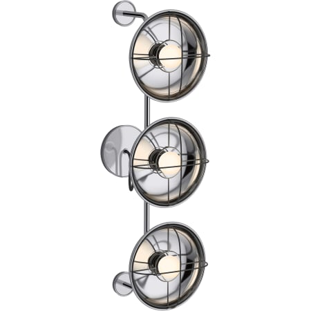 A large image of the Kohler Lighting 23665-SC03 Polished Chrome