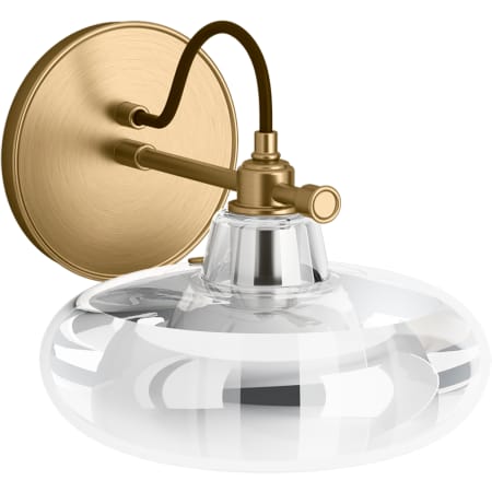 A large image of the Kohler Lighting 23669-SC01 Modern Brushed Gold