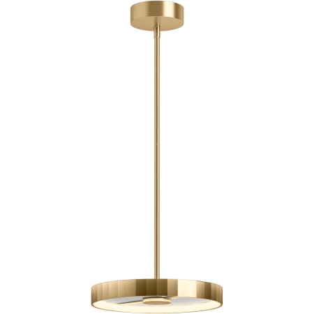 A large image of the Kohler Lighting 22520-PELED Modern Brushed Gold