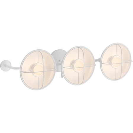 A large image of the Kohler Lighting 23665-SC03 23665-SC03 in White - Horizontal