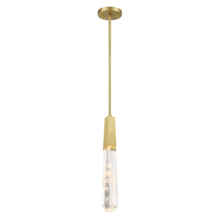 A large image of the Kovacs P1283-L Pendant with Canopy - Brushed Brass