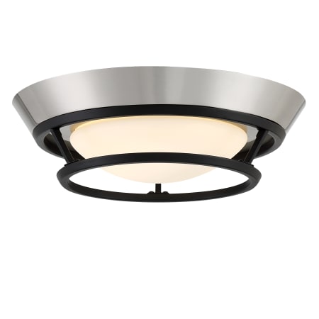 A large image of the Kovacs P5371-L Coal / Brushed Nickel