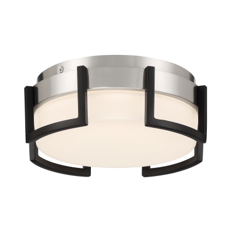 A large image of the Kovacs P953-1-L Coal / Brushed Nickel