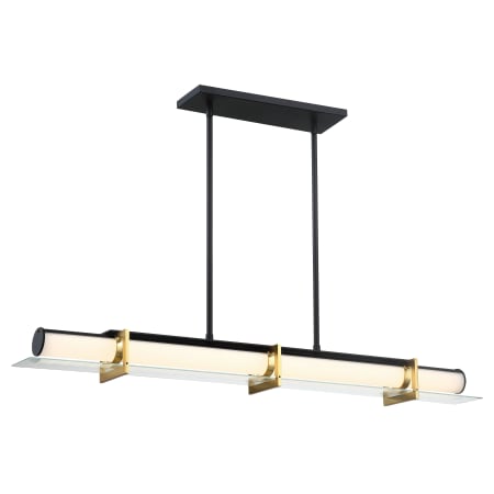 A large image of the Kovacs P1516-L Linear Chandelier with Canopy