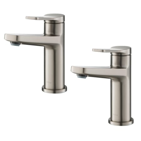 A large image of the Kraus KBF-1401-2PK Spot Free Stainless Steel