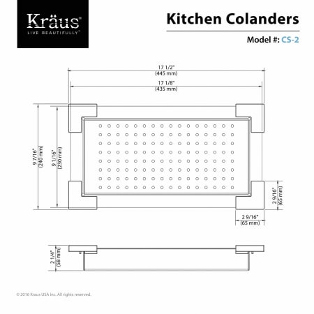 A large image of the Kraus CS-2 Kraus-CS-2-Line Drawing