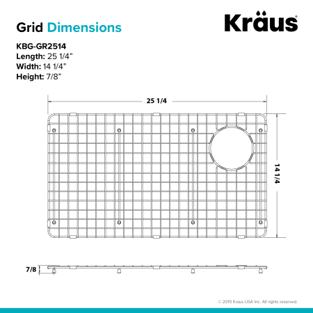 A large image of the Kraus KBG-GR2514 Alternate