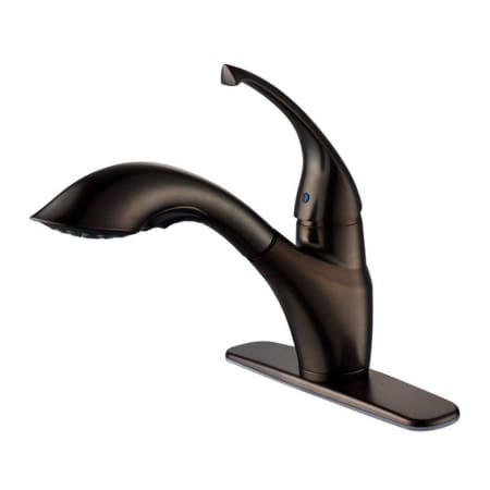 A large image of the Kraus KBU11-KPF2210-KSD30 Stainless Steel / Oil Rubbed Bronze