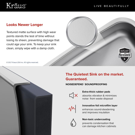 A large image of the Kraus KBU24E Kraus-KBU24E-Material and Soundproofing