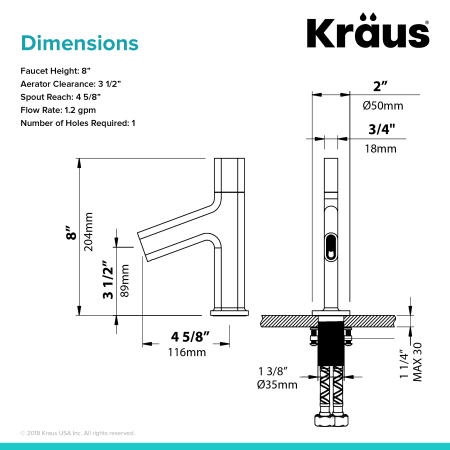 A large image of the Kraus KEF-15701 Kraus-KEF-15701-Line Drawing