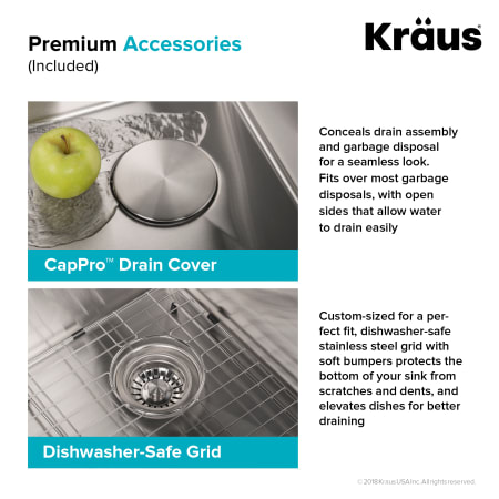 A large image of the Kraus KHF410-33 Accessories