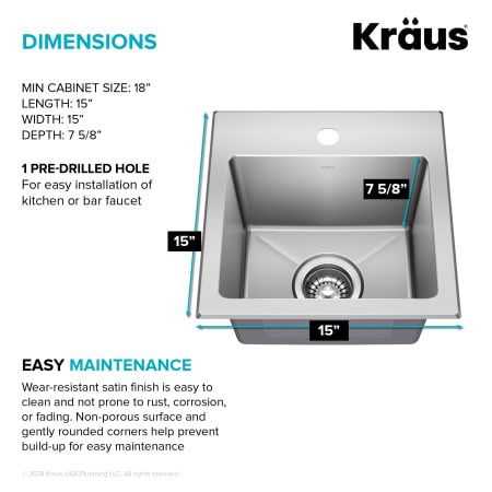 A large image of the Kraus KHT631-15 Alternate Image