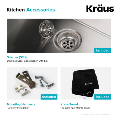 A large image of the Kraus KHU101-14 Accessories