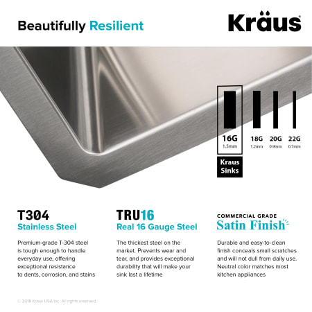 A large image of the Kraus KHU101-14 Steel Grade