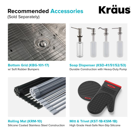 A large image of the Kraus KHU101-17 Recommended Accessories