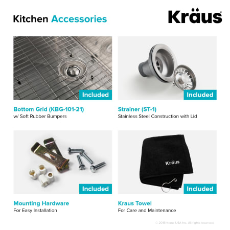 A large image of the Kraus KHU101-21 Accessories