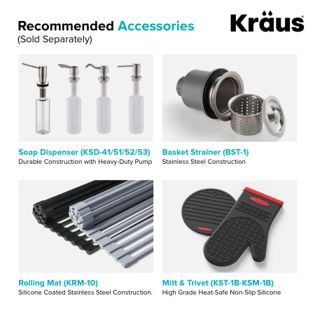 A large image of the Kraus KHU110-27 Recommended Accessories