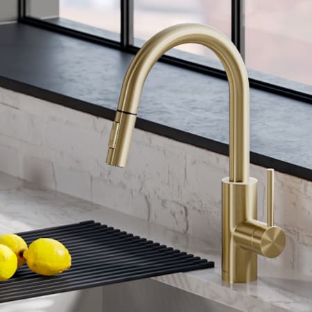 Kraus KPF-2620BB Brushed Brass Oletto 1.75 GPM Pull Down ...