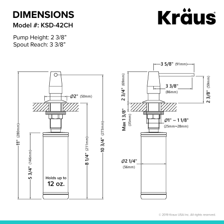 A large image of the Kraus KSD-42 Alternate Image