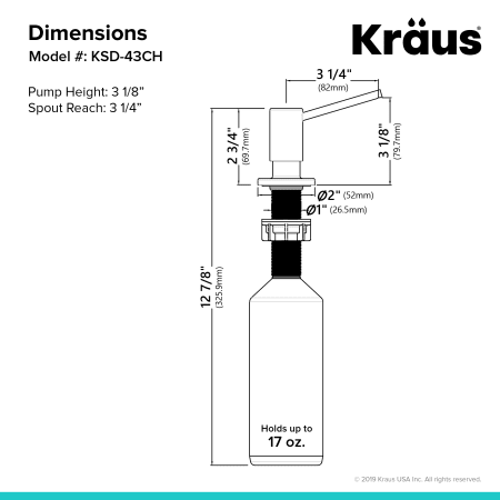 A large image of the Kraus KSD-43 Alternate Image
