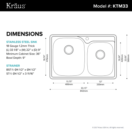 A large image of the Kraus KTM33 Alternate Image
