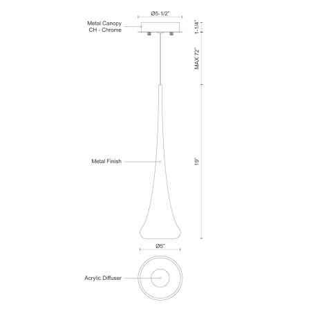 A large image of the Kuzco Lighting 402601-LED Alternate Image