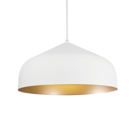 A large image of the Kuzco Lighting 49117 White / Gold