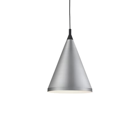 A large image of the Kuzco Lighting 492716 Brushed Nickel / Black