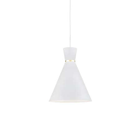 A large image of the Kuzco Lighting 493210 White / Gold