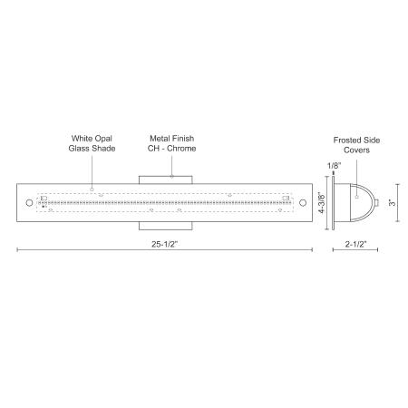 A large image of the Kuzco Lighting 601003-LED Alternate Image