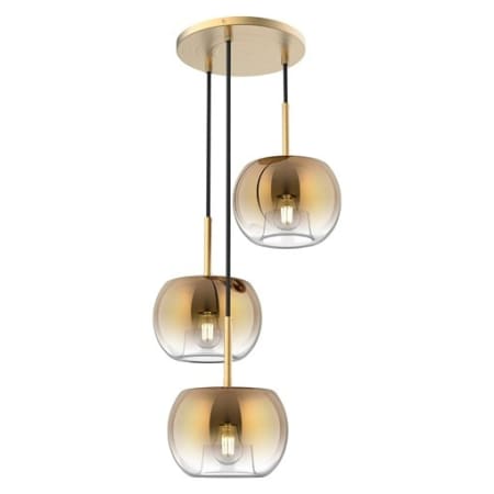 A large image of the Kuzco Lighting CH57514 Brushed Gold / Copper
