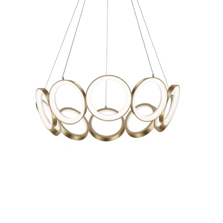 A large image of the Kuzco Lighting CH94829 Antique Brass