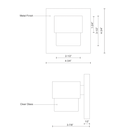 A large image of the Kuzco Lighting EW48205 Alternate Image