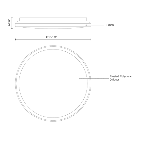 A large image of the Kuzco Lighting FM43315 Alternate Image