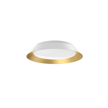 A large image of the Kuzco Lighting FM43414 White / Gold