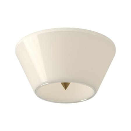 A large image of the Kuzco Lighting FM45710 Brushed Gold / Glossy Opal