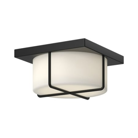 A large image of the Kuzco Lighting FM45910 Black / Opal Glass