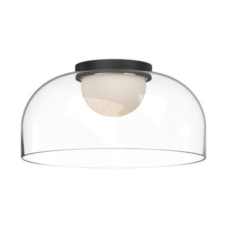 A large image of the Kuzco Lighting FM52512 Black / Clear Glass