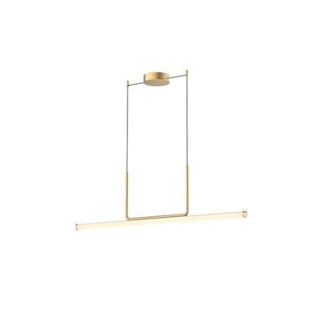 A large image of the Kuzco Lighting LP73048 Brushed Gold