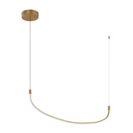 A large image of the Kuzco Lighting LP89036 Brushed Gold