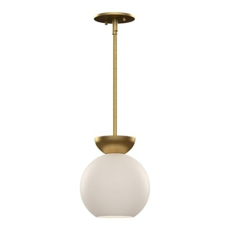 A large image of the Kuzco Lighting PD59708 Brushed Gold / Opal Glass