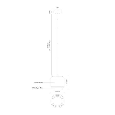 A large image of the Kuzco Lighting PD70610 Alternate Image