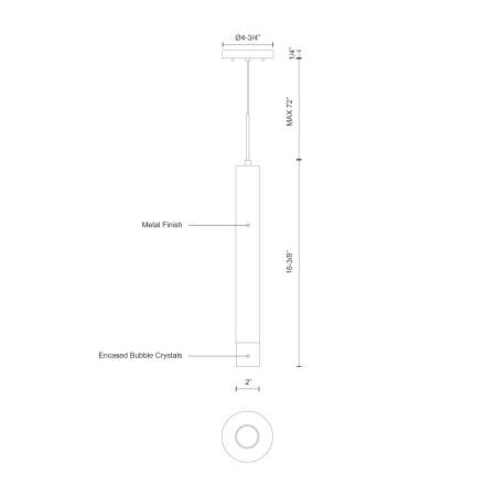 A large image of the Kuzco Lighting PD7716 Alternate Image