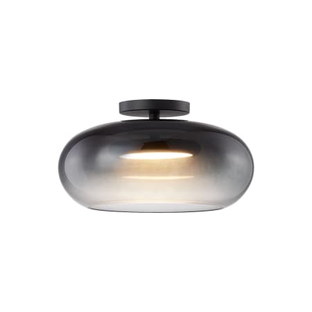 A large image of the Kuzco Lighting SF62014 Black / Smoked